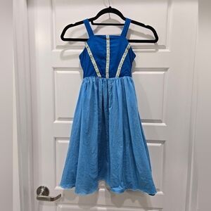 LLUM TONAL BLUE GISELLE CORSET DRESS  GIRLS SIZE 6 HALLOWEEN COSTUME DRESS UP